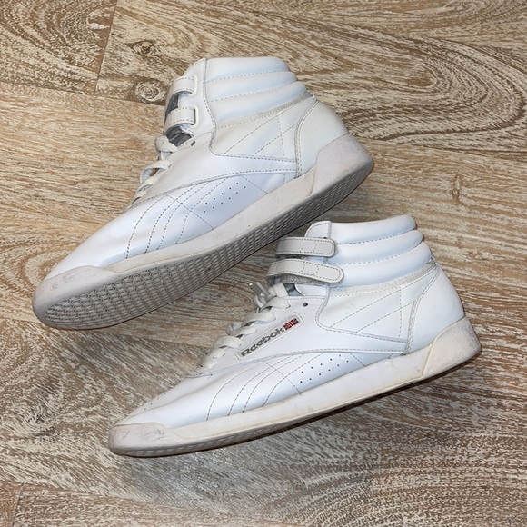 Reebok Shoes Reebok Womens Classic White High Top Poshmark